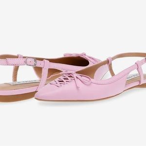 NWT Steve Madden Reyanne corseted pink flats